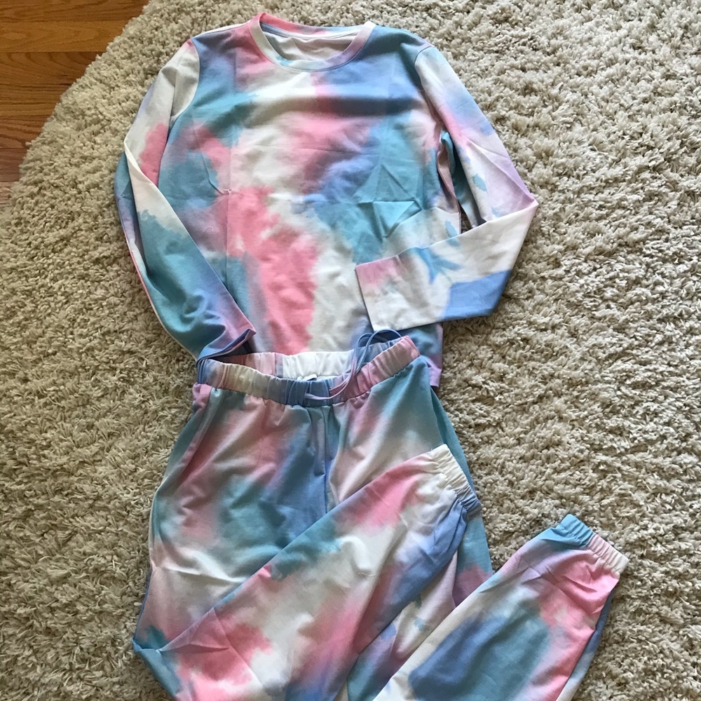 Tie dye loungewear set